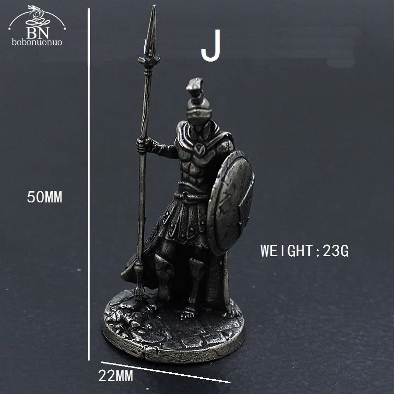 Miniatura Soldado Espartano em Cobre