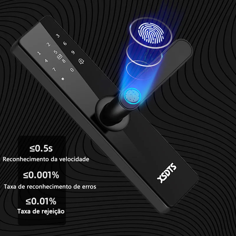 Fechadura Inteligente Biométrica Tuya WiFi