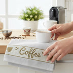 Kit de Toalhas Decorativas 100% Algodão com Frases Inspiradoras