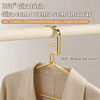 Cabideiro Vintage de Parede com 8 Ganchos
