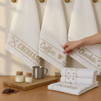Kit de Toalhas Decorativas 100% Algodão com Frases Inspiradoras