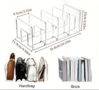 Organizador Vertical Compacto com Compartimentos Transparentes