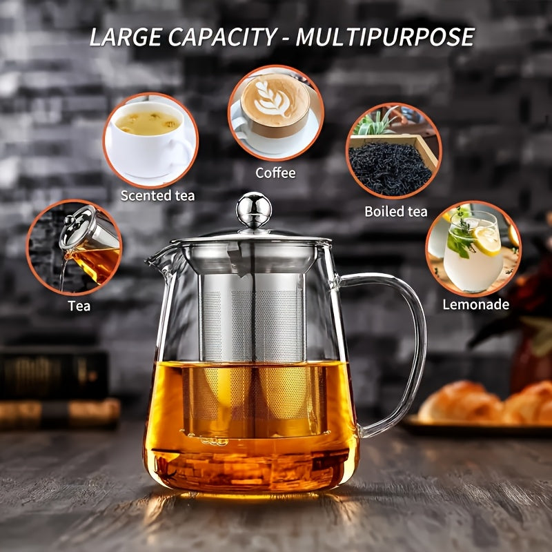 Chaleira de Vidro com Infusor