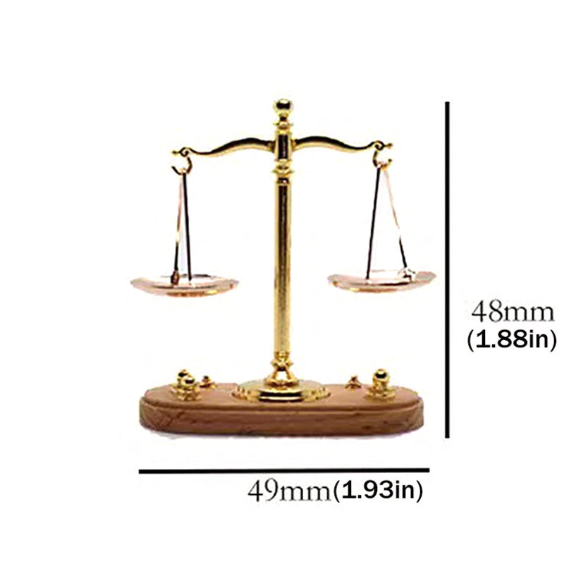 Balanças Decorativas Miniatura Vintage para Decoração