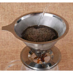 Filtro de Café Inox Reutilizável para Cone Padrão