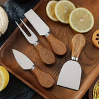 Conjunto de Talheres de Queijo Acácia Premium