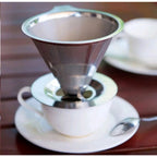 Filtro de Café Inox Reutilizável para Cone Padrão