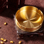 Cinzeiro Dourado Puro