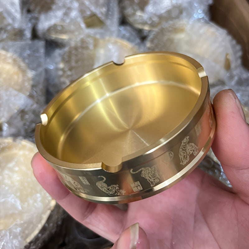 Cinzeiro Dourado Puro
