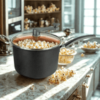 Pipoqueira Elegante Copacabana 3.5L Antiaderente com Tampa de Vidro
